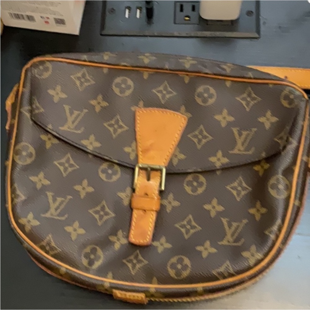 Louis Vuitton Juene Fille Monogram crossbody bag.